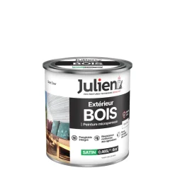 Sale JULIEN Peinture bois extérieur satin base clear 0,5 L