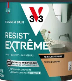 Online V33 Peinture cuisine et bain Resist Extrême Terre de Si Vel 0,5L