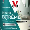 Clearance V33 Peinture cuisine et bain Resist Extrême Lin Velours 0,5L