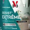 Clearance V33 Peinture cuisine et bain Resist Extrême Moka Velours 0,5L