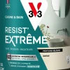 Clearance V33 Peinture cuisine et bain Resist Extrême Grège Velours 0,5L