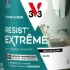 V33 Peinture cuisine et bain Resist Extrême Blanc Vel 0,5L