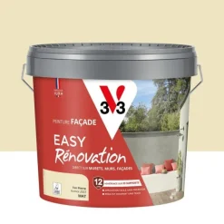 Best V33 Peinture Façade Easy Rénovation ton pierre Mat 10L