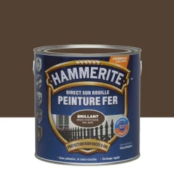 Online HAMMERITE Peinture fer antirouille brillant Brun Châtaigne 2,5L