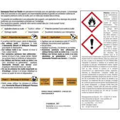 Best HAMMERITE Peinture fer antirouille martelé Noir 0,75L