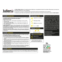 New JULIEN Peinture intérieure Blanc rapide velours base white 5L