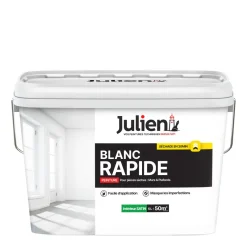 JULIEN Peinture intérieure Blanc rapide satin base white 5L