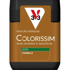 Discount V33 Peinture intérieure Colorissim satin cannelle satin 75 ml