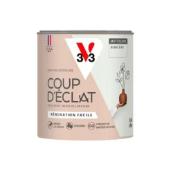 Outlet V33 Peinture intérieure Coup d'éclat blanc écru poudré 0,5L