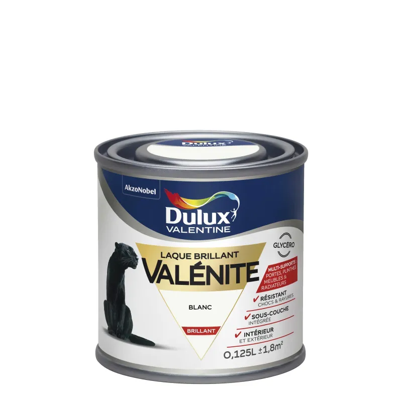 Discount DULUX VALENTINE Peinture laque Valénite brillant blanc 0,125 L