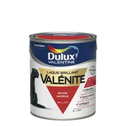 Online DULUX VALENTINE Peinture laque Valénite brillant rouge Madras 2 L