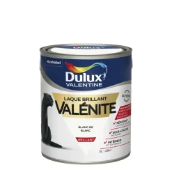 Best DULUX VALENTINE Peinture laque Valénite brillant blanc de blanc 2L