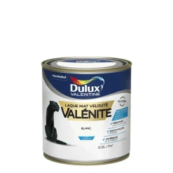 Best DULUX VALENTINE Peinture laque Valénite mat blanc 0,5 L