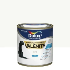Best DULUX VALENTINE Peinture laque Valénite mat blanc 0,5 L