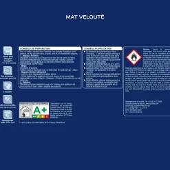 Online DULUX VALENTINE Peinture laque Valénite mat bleu paon 2 L