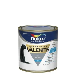 Sale DULUX VALENTINE Peinture laque Valénite mat gris Building 0,5 L