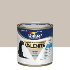 Discount DULUX VALENTINE Peinture laque Valénite mat grain de sable 0,5 L