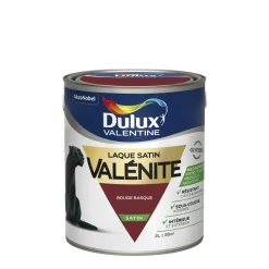 Sale DULUX VALENTINE Peinture laque Valénite satin rouge Basque 2 L