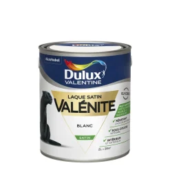 Clearance DULUX VALENTINE Peinture laque Valénite satin blanc 2 L