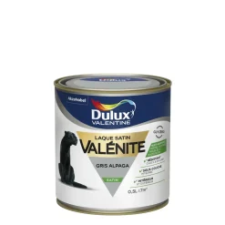 Clearance DULUX VALENTINE Peinture laque Valénite satin gris Alpaga 0,5 L