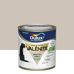 Online DULUX VALENTINE Peinture laque Valénite satin grain de sable 0,5 L