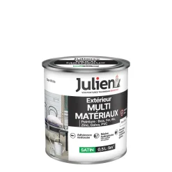 Hot JULIEN Peinture multi matériaux extérieur satin base white 0,5 L