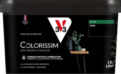 Outlet V33 Peinture multisupports Satin Colorissim noir 2,5L