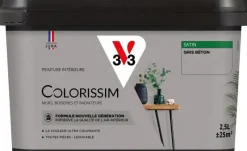 Online V33 Peinture multisupports Satin Colorissim gris béton 2,5L