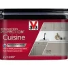Outlet V33 Peinture rénovation cuisine taupe satin 2L
