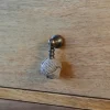 Online Pendant boule corde clair laitonné vieilli x2