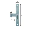 Outlet GAH ALBERTS Penture milieu bout droit zinguée 250 Ø14mm