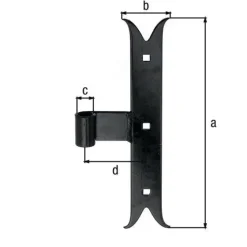Online GAH ALBERTS Penture milieu bout queue de carpe 250 Ø14mm