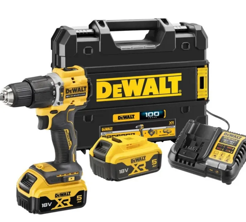 Sale DEWALT Perceuse à percussion 68Nm 18V (2x5Ah)