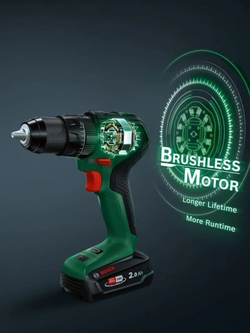 BOSCH Perceuse à percussion UniversalImpact 18V-60 2 batteries