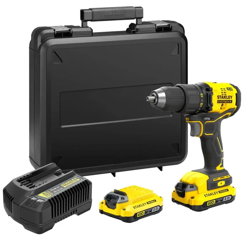 Discount STANLEY Perceuse Visseuse Brushless 60Nm 18V + 2 batteries