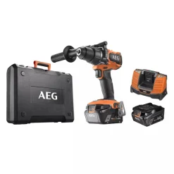 Hot AEG Perceuse-visseuse à percussion brushless 18V + 2x6Ah