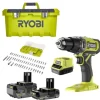 New RYOBI Perceuse-visseuse à percussion 18V + accessoires