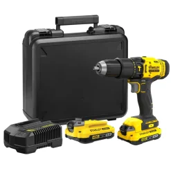 STANLEY Perceuse visseuse à percussion V20 Lithium 18V 2 batteries