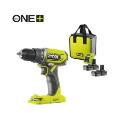 Sale RYOBI Perceuse visseuse sans fil compacte 18V + batt 2x2,0Ah