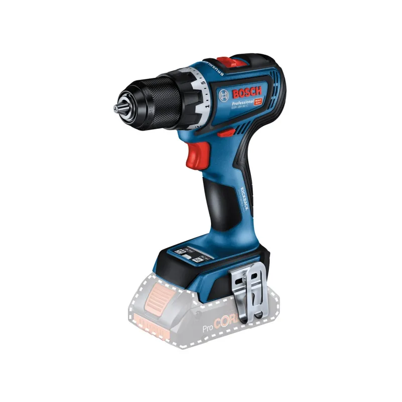 Best BOSCH PROFESSIONAL Perceuse-visseuse sans fil GSR 18V Brushless (2x4,0 Ah)