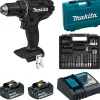 Outlet MAKITA Perceuse visseuse 18V Li-Ion DDF482FX1B 3Ah Ø13mm
