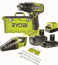 New RYOBI Perceuse-visseuse 18V ONE+ RPD 18-242VTA55L + 2 batteries