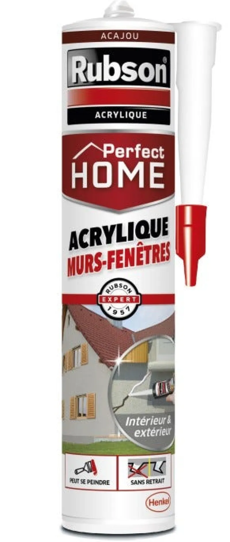 Discount RUBSON Perfect home acrylique murs-fenêtres ACAJOU 280 ml