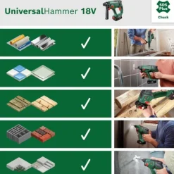 Online BOSCH Perforateur sans fil UniversalHammer 18V sans batterie