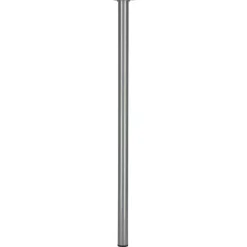 Clearance Pied rond embout plastique taraudé M10 Ø30x700 mm gris alu