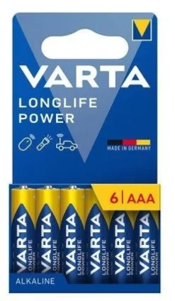 Outlet VARTA Pile Longlife Power AAA - LR03 (x6)
