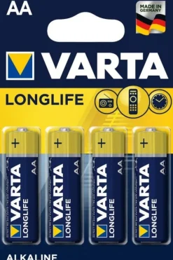 Discount VARTA Piles alcalines LR6 AA Longlife (x4)