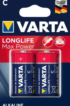 Online VARTA Piles alcalines LR14 C LonglifeMaxPower (x2)