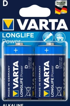 Sale VARTA Piles alcalines LR20/D Longlife Power (x2)