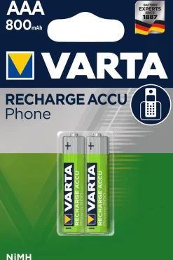 VARTA Piles rechargeables AAA NiMH 800mAh 1,2V (x2)